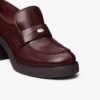 Mocassino classico con tacco e suola carrarmato Mocassino classico con tacco e suola carrarmato