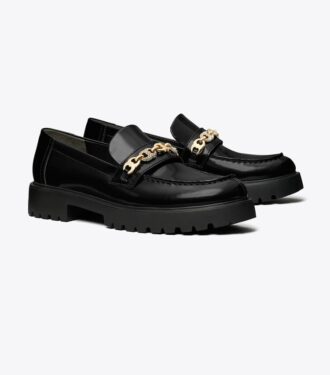 Mocassino con catena Gemini pavé