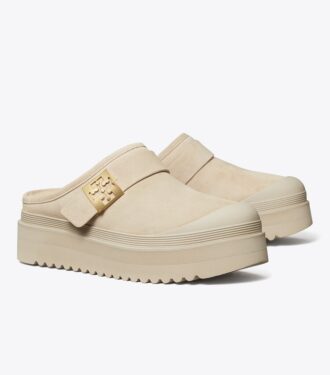 Mule con plateau in shearling Mellow