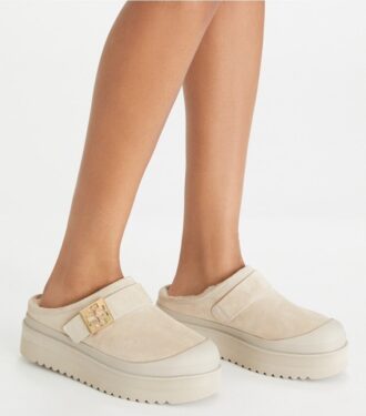 Mule con plateau in shearling Mellow