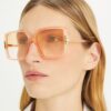 Occhiali da sole Eleanor oversize quadrati
