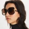 Occhiali da sole Eleanor oversize quadrati Occhiali da sole Eleanor oversize quadrati