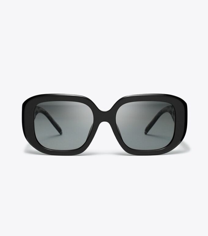 Occhiali da sole geometrici con monogramma T Monogram