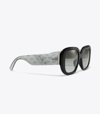 Occhiali da sole geometrici con monogramma T Monogram