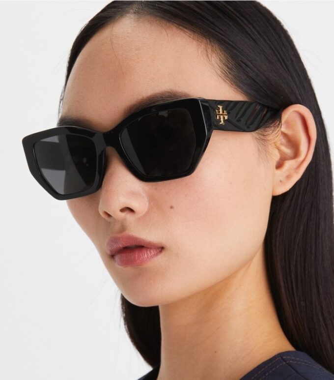 Occhiali da sole geometrici oversize Kira