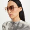 Occhiali da sole Miller Metal Oversized Butterfly