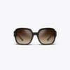 Occhiali da sole oversize con logo quadrato