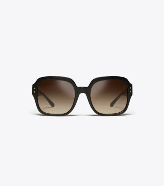 Occhiali da sole oversize con logo quadrato