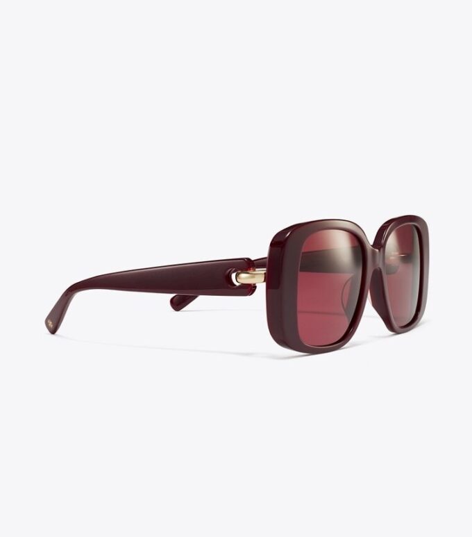 Occhiali da sole oversize quadrati con montatura traforata
