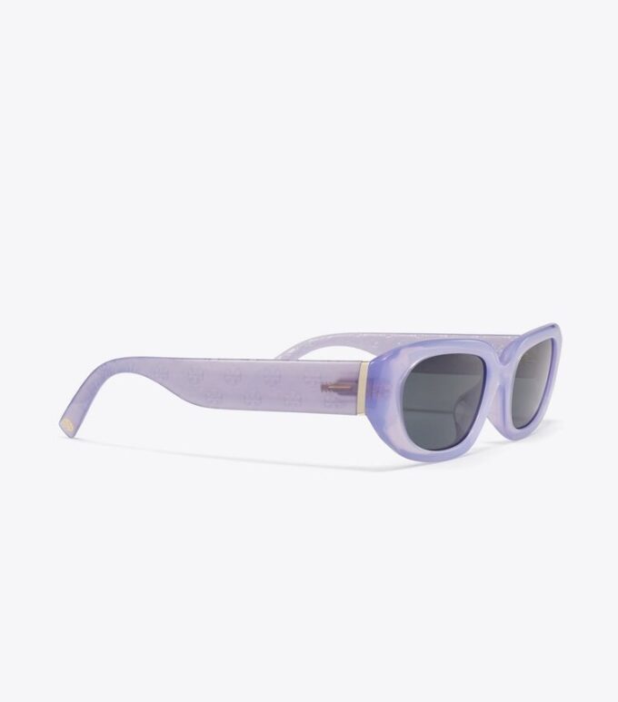 Occhiali da sole rettangolari con monogramma T Occhiali da sole rettangolari con monogramma T