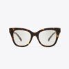 Occhiali da vista oversize con montatura cat-eye traforata