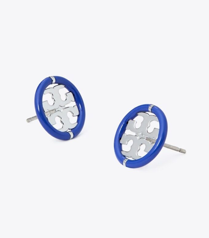 Orecchini a bottone Miller Enamel 12 mm