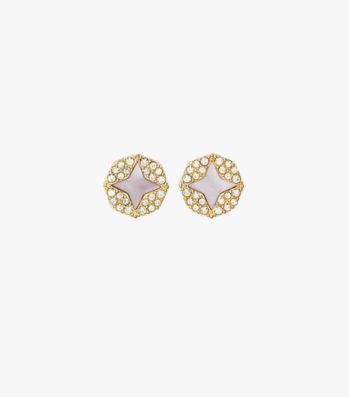 Orecchini a bottone pavé Forget Me Not Orecchini a bottone pavé Forget Me Not