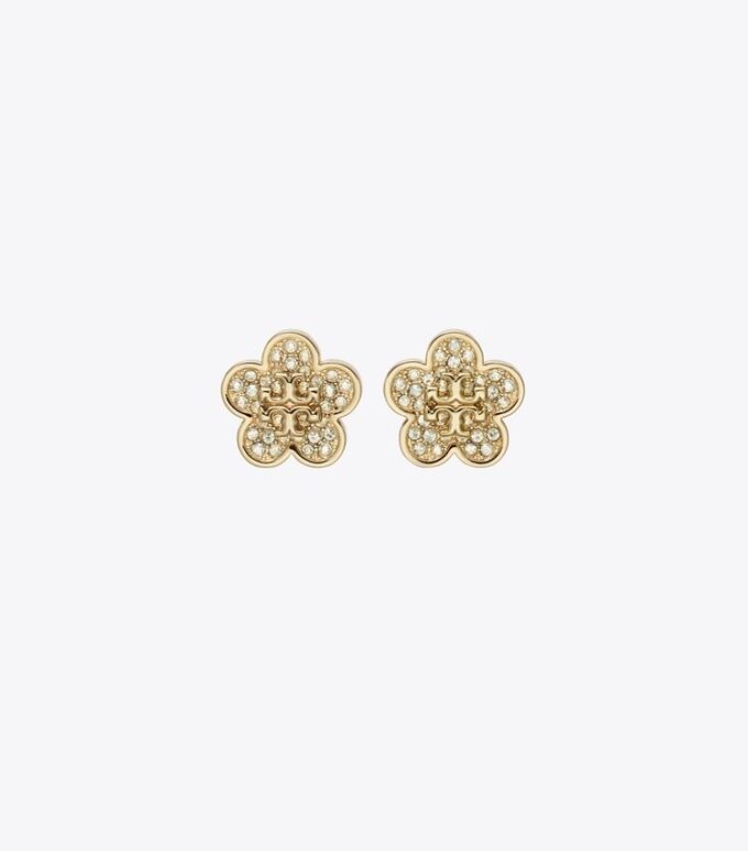 Orecchini a bottone pavé Forget Me Not Orecchini a bottone pavé Forget Me Not