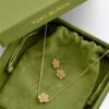 Collana con pendente pavé Forget Me Not Collana con pendente pavé Forget Me Not