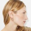 Orecchini a cerchio Icon Pavé