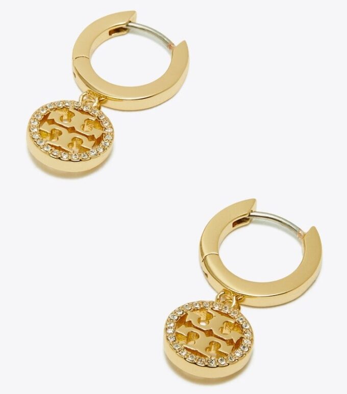 Orecchini a cerchio Icon Pavé