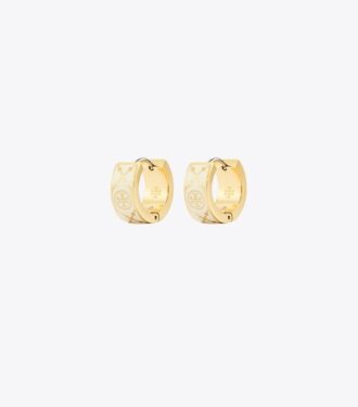 Orecchini a cerchio Icon T Monogram piccoli