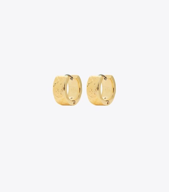 Orecchini a cerchio Icon T Monogram piccoli