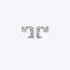Orecchini a clip Runway Pavé Serif T
