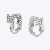 Orecchini a clip Runway Pavé Serif T
