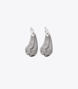 Orecchini con piercing davanti e dietro