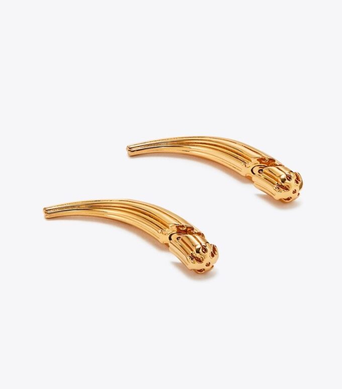Orecchini con piercing davanti e dietro Orecchini con piercing davanti e dietro