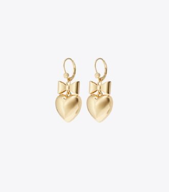 Orecchini Curiosity Heart And Bow