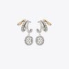 Orecchini Icon Pavé Triple Hoop