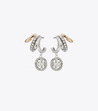 Orecchini Icon Pavé Triple Hoop