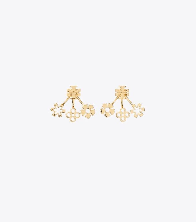 Orecchini Kira Clover Front-Back