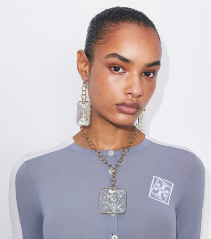 Orecchini pendenti Runway Swirl Orecchini pendenti Runway Swirl