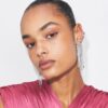 Orecchini a clip Runway Pavé Serif T