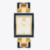Orologio Buddy Bangle, acciaio inossidabile blu navy/dorato, 25 x 32 mm Orologio Buddy Bangle, acciaio inossidabile blu navy/dorato, 25 x 32 mm