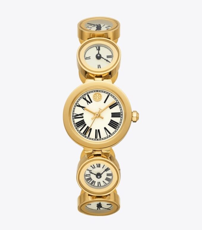 Orologio Clock, acciaio inossidabile dorato Orologio Clock, acciaio inossidabile dorato