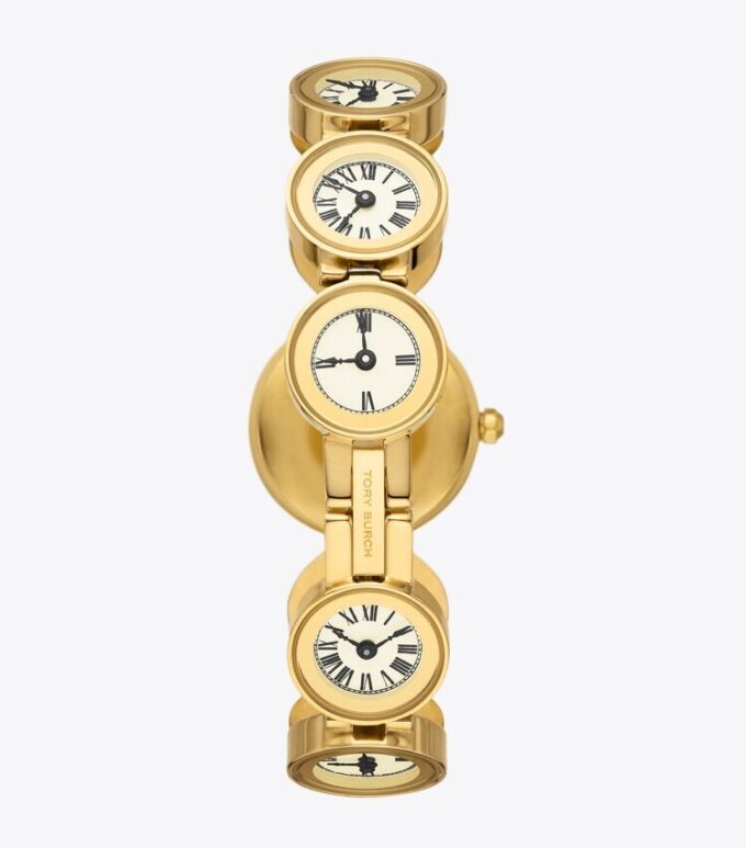 Orologio Clock, acciaio inossidabile dorato Orologio Clock, acciaio inossidabile dorato