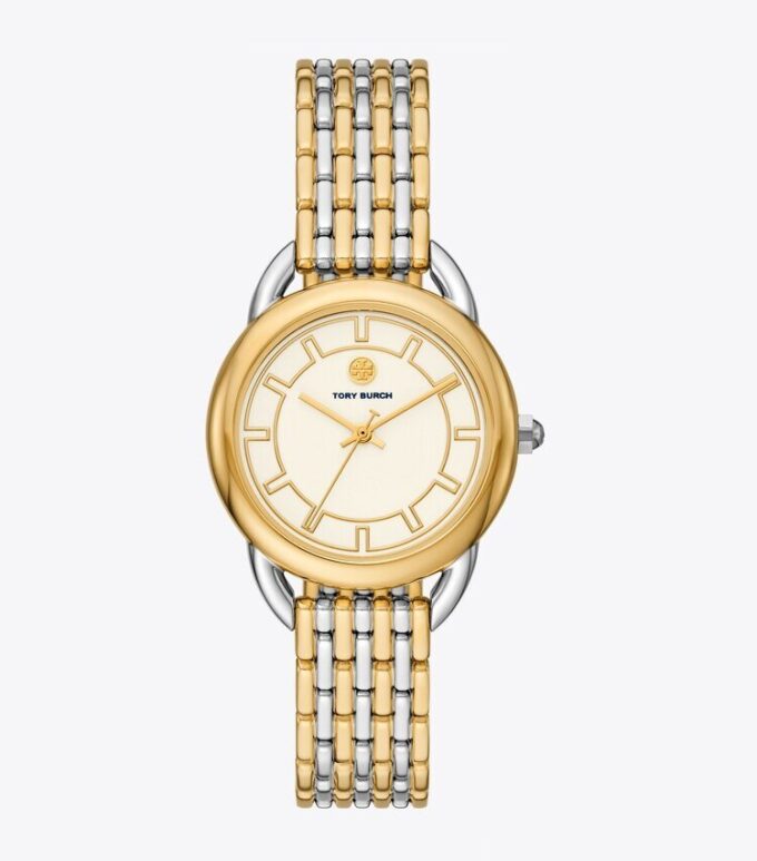 Orologio Ravello, bicolore oro/acciaio inossidabile/avorio, 32 x 40 mm Orologio Ravello, bicolore oro/acciaio inossidabile/avorio, 32 x 40 mm