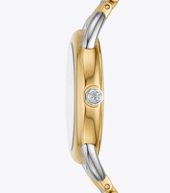 Orologio Ravello, bicolore oro/acciaio inossidabile/avorio, 32 x 40 mm Orologio Ravello, bicolore oro/acciaio inossidabile/avorio, 32 x 40 mm