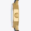 Orologio Sawyer ottagonale, pelle blu navy/acciaio inossidabile dorato, 28 x 32 mm Orologio Sawyer ottagonale, pelle blu navy/acciaio inossidabile dorato, 28 x 32 mm