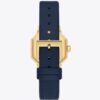 Orologio Sawyer ottagonale, pelle blu navy/acciaio inossidabile dorato, 28 x 32 mm Orologio Sawyer ottagonale, pelle blu navy/acciaio inossidabile dorato, 28 x 32 mm
