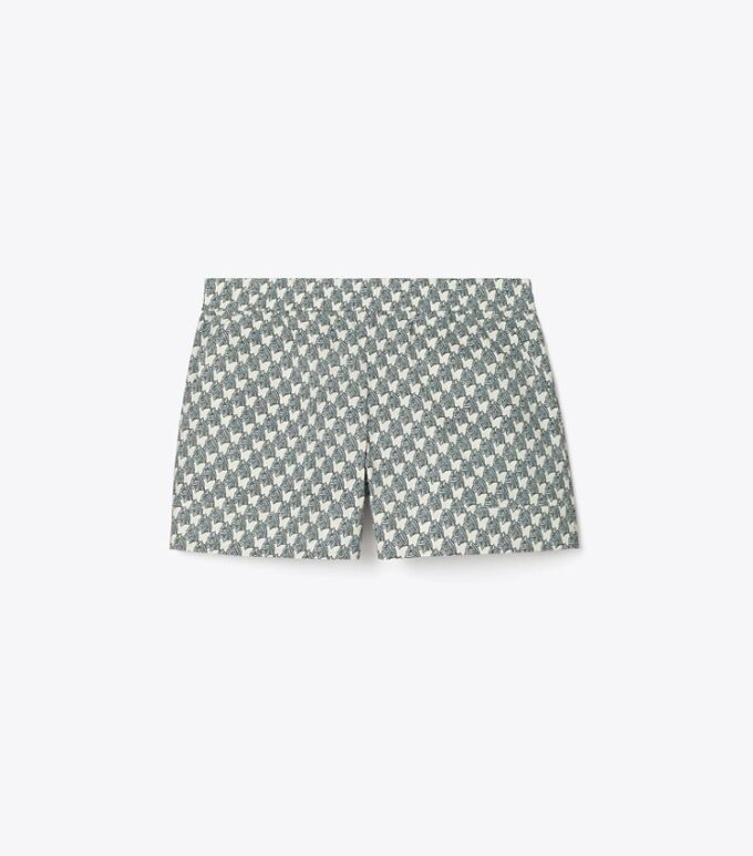 Pantaloncini in popeline di cotone stampato Pantaloncini in popeline di cotone stampato