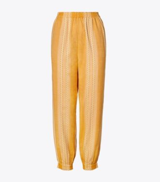 Pantaloni a righe con caviglia stretta