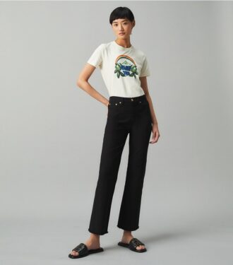 Pantaloni bootcut in denim