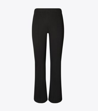 Pantaloni compressivi svasati e cropped