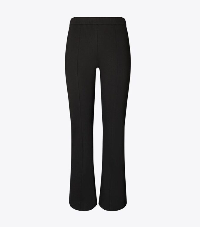 Pantaloni compressivi svasati e cropped Pantaloni compressivi svasati e cropped