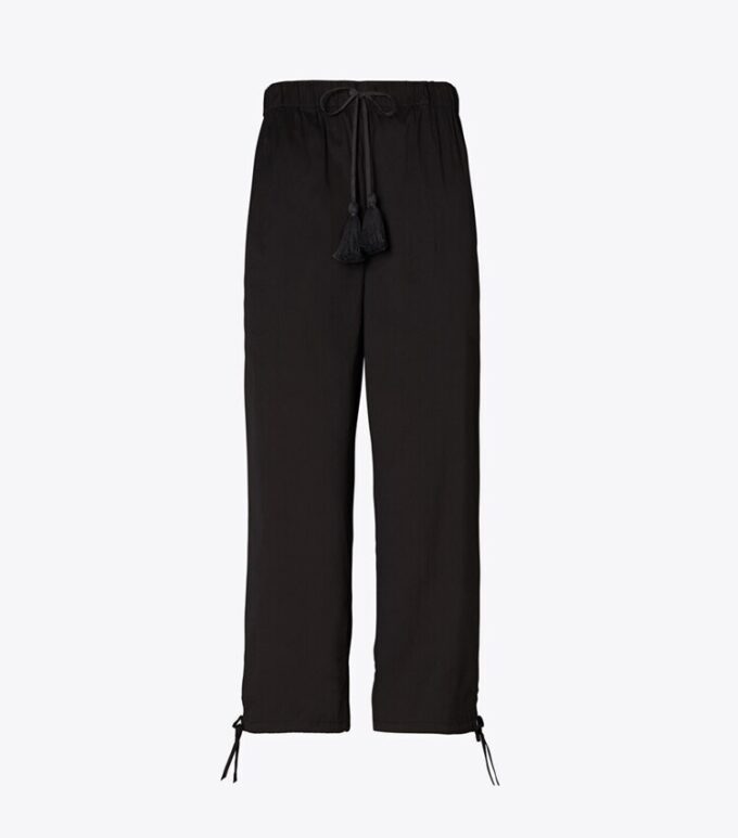 Pantaloni cropped con lacci Pantaloni cropped con lacci