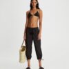 Pantaloni cropped con lacci Pantaloni cropped con lacci