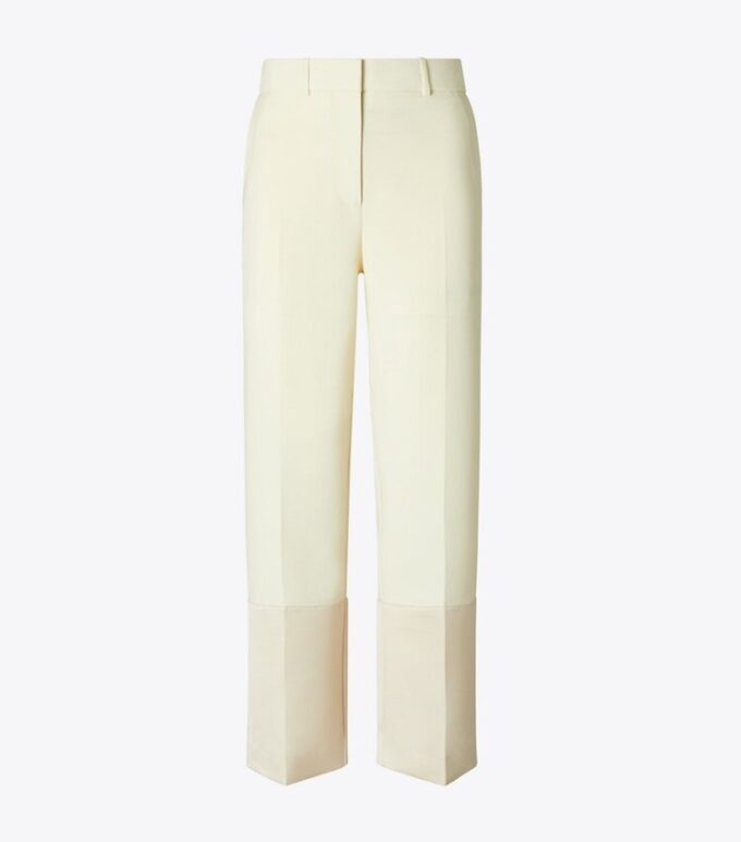 Pantaloni cropped in crêpe Pantaloni cropped in crêpe