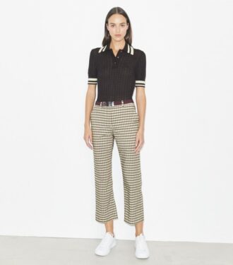 Pantaloni da golf a quadri