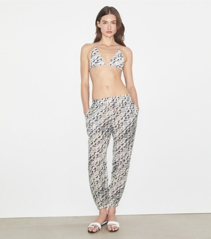Pantaloni da spiaggia in seta